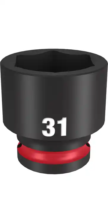 Milwaukee Tool 49-66-6263 SHOCKWAVE Impact Duty 1/2" Drive 31MM Standard 6 Point Socket Buy Direct