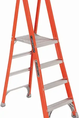 Special Discount LOUISVILLE Platform Stepladder,3 ft. 9",FGL,300 lb. FXP1704