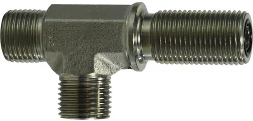 Midland Metal FS270466 Bulkhead Union Run Tee, O-Ring Face Seal Adapters, 11/16-16 Morfs Blkhd Unin Run T, Hydraulics Best Price