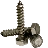 Order Now 5/8"-5 x 3" Hex Lag Screws, Plain Finish, Low Carbon Steel, Qty 10