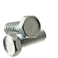 10-32 x 1" Machine Screws, Unslotted Indented Hex Head, Zinc Cr+3, Full Thread, Fine (UNF), Qty 100 Secure Checkout