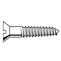 12 x 2" Wood Screws, Phillips Flat Head, 304 Stainless Steel, Qty 100 Seasonal Sale