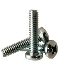 1/4"-20 x 4" Machine Screws, Phillips Pan Head, Zinc Cr+3, Full Thread, Qty 100 Secure Checkout