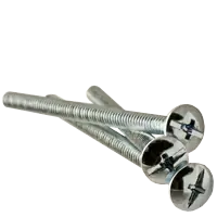 1/4"-20 x 4" Machine Screws, Phillips/Slotted Combo Truss Head, Zinc Cr+3, Full Thread, Coarse (UNC), Qty 100 Grab Now