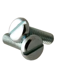 New Arrival 6-32 x 3/16" Machine Screws, Slotted Pan Head, Zinc Cr+3, Full Thread, Qty 100