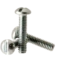 8-32 x 1" Machine Screws, Slotted Round Head, Zinc Cr+3, Full Thread, Qty 100 Hot Picks