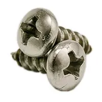 8 x 2" Self-Tapping Screws, Phillips Pan Head, Type A, 316 Stainless Steel, Full Thread, Qty 500 Bargain