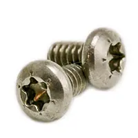 Express Delivery 8-32 x 1" Machine Screws, Torx Drive Pan Head, T20 Drive 6-Lobe, 18-8 Stainless Steel A2, Full Thread, Qty 1000