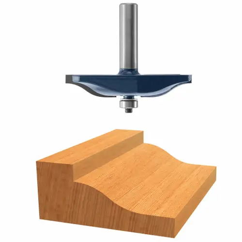Professional Grade Bosch 85638M 2-1/2 In. x 5/8 In. Carbide Tipped Ogee Raised Panel Bit