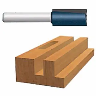Grab Now Bosch Power Tools 85613M 1/4" Straight Router Bit2-Flutes-Ca (1 BIT)