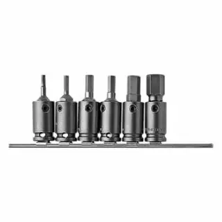 Super Sale Apex APH56 6-Pc. 1/2"Sq.Drive Sockethead Bit & Adapt (1 SET)