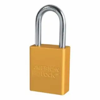 American Lock A1106YLW Yellow Safety Lockout Padlock Aluminum Body Mega Sale