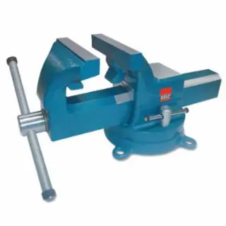 Bessey BV-DF5SB Vise, 5 In., drop forged, pipe jaws, swivel base and anvil included, 1 Pack Bargain