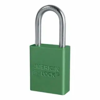 Low Price American Lock A1106GRN Green Safety Lock-Out Padlock Aluminum Bo