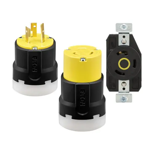 Markdown Eaton Crouse-Hinds AHCL520R Recep Locking 125V 2P3W20A Cc-Yellow