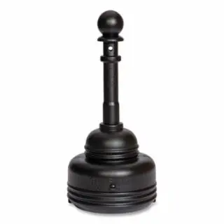 Eagle 1208BLACK Safesmoker Receptacle Poly W/Metal Bucket-Black Special Discount