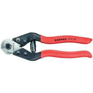Super Sale Knipex 95 62 190 Wire Rope Shears, 7 1/2" Nominal Length