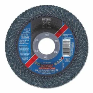 Special Offer Pferd 67192 4-1/2 x 7/8 Polifan Curve Zirc Alum Md Rd 40G