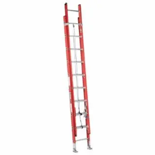 Markdown Louisville Ladder FE7220 20‘ D-Rung 2 Section Extladder Fiberglass