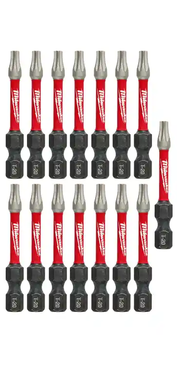 Hot Deal Milwaukee Tool 48-32-5012 SHOCKWAVE 2" T20 Impact Bit (15 Contractor PK), 5 Pack
