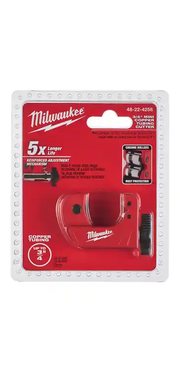 Milwaukee Tool 48-22-4258 3/4" Mini Copper Tubing Cutter Next Day Delivery