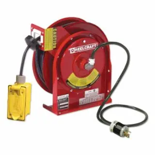 CORD REEL 12/3 X 45‘ 20AMP DUPLEX GFCI W CORD Free Returns