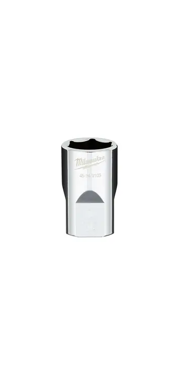 Shop Now Milwaukee Tool 45-34-9103 1/2" Drive 11/16" SAE 6-Point Socket with FOUR FLAT Sides