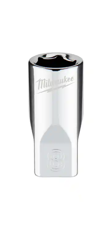 Limited Time Milwaukee Tool 45-34-9034 1/4" Drive 8mm Metric Socket with FOUR FLAT Sides
