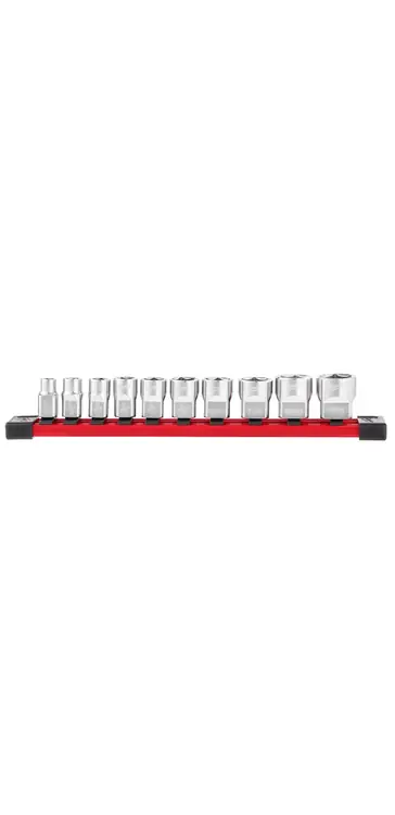 Milwaukee Tool 48-22-9403 10pc 3/8" SAE Sockets with FOUR FLAT Sides Best Seller