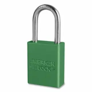 Best Price American Lock A1106KAW6000GRN Grn Andzd Al Safety Padlock 1-1/2In Shackle Ka