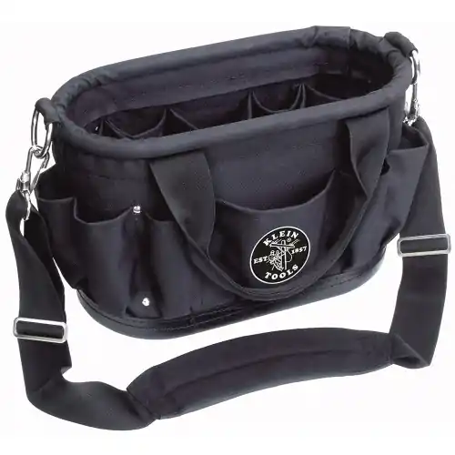 Klein Tools 58888 12 Pocket Tool Tote with Shoulder Strap Get Yours