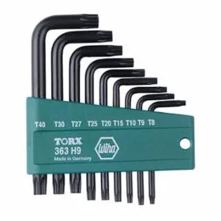 Wiha Tools 36392 7-Pc. Torx L-Key Set W/Plastic Holder T6-T (1 SET) Grab Now