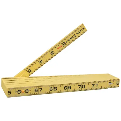 Don't Miss Out Klein Tools 910-6 Fiberglass Folding Rule, Inside Reading