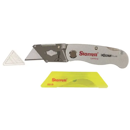 Order Now L.S. Starrett KUXP010-N Exact Plus Alum Die-Castfolding Utility Knife