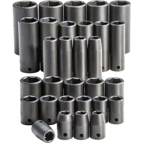 Top Rated Proto J54215 1/2" Drive 30 Pc Impactsockets 6 Pt Standard Dp (1 ST)