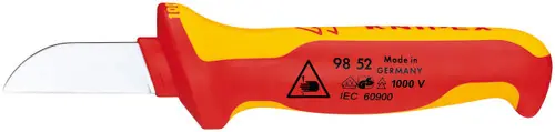 Affordable Knipex 98 52 Cable Knife-1000V Insulated, 7 1/4" Nominal Length