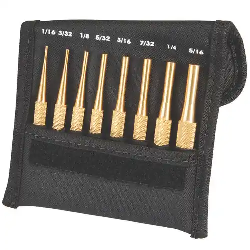 L.S. Starrett SB565Z Brass Drive Pin Punchesset Of 8 (1 ST) Today Only