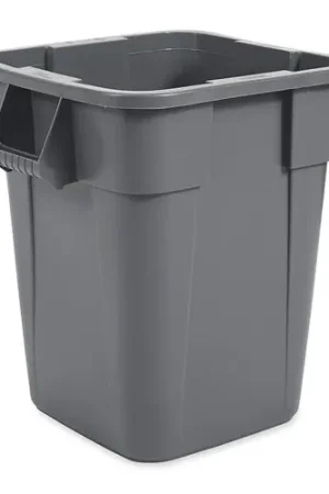 Bargain Rubbermaid Commercial FG353600GRAY Brute Cont Sq W/O Lid 40G/151.4L Gray (4 EA)