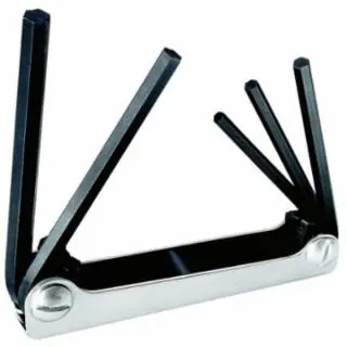 Budget Klein Tools 70579 Folding Hex Key Set, 5-Key, SAE Sizes