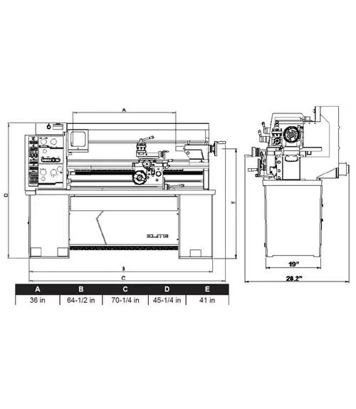 Deal JET JT9-892416 E-1340VS With ACU-RITE 303 CSS DRO With Taper Attachment