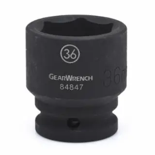 While Supplies Last Gearwrench 84836 3/4" Drive 6 Point Standard Impact Metric Socket 25 mm
