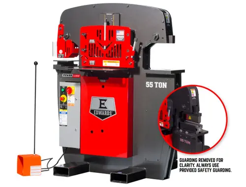 Top Rated EDWARDS ED9-55231022 55 Ton Ironworker 1 Phase, 230 Volt,10" Brake