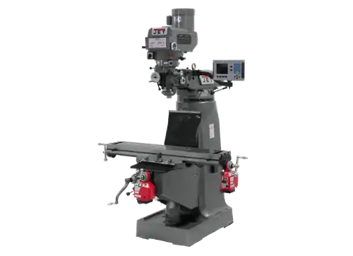 JET JT9-690098 JTM-4VS Mill With ACU-RITE 203 DRO With X and Y-Axis Powerfeeds Get Yours