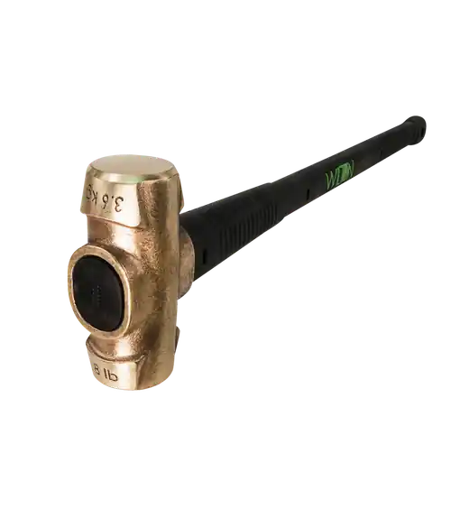 WILTON WL9-90830 8 Lb Head, 30" B.A.S.H Brass Hammer Same Day Shipping