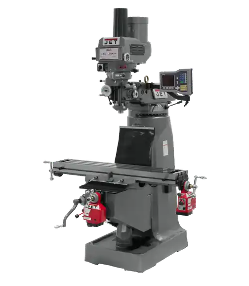 JET JT9-690422 JTM-4VS-1 Mill With ACU-RITE 203 DRO With X and Y-Axis Powerfeeds and Power Draw Bar Price Cut