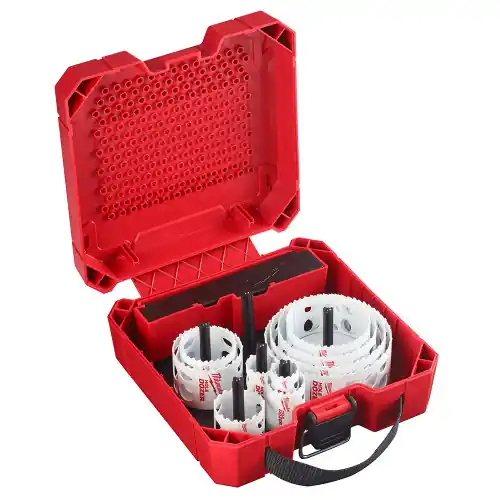 Milwaukee Tool 49-22-4037 13PC HOLE DOZER Electrician‘s Hole Saw Kit Premium