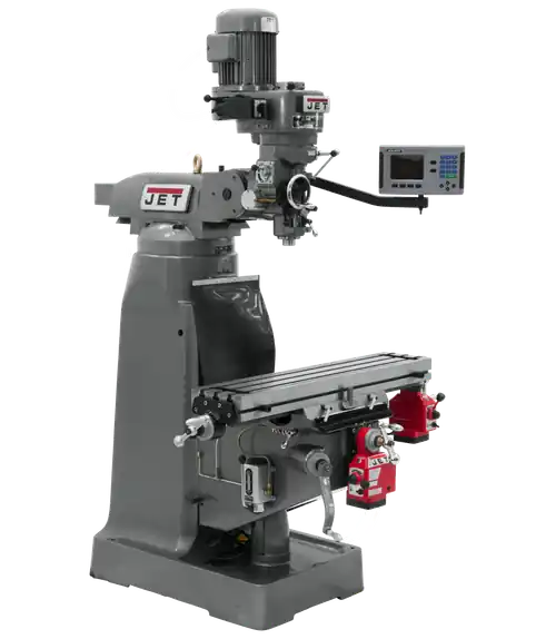 Trending JET JT9-690157 JTM-2 Mill With 3-Axis ACU-RITE 203 DRO (Quill) With X and Y-Axis Powerfeeds
