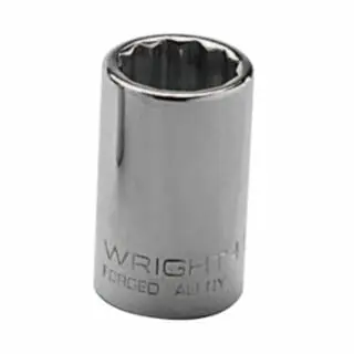 Free Returns Wright Tool 41-10MM 10 mm 1/2" Drive 12 Point Standard Metric Socket