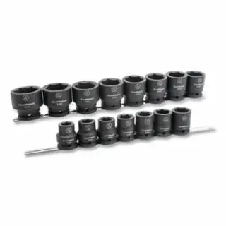 Hot Deal GEARWRENCH SET SKT IMP 15PC 3/4DR 6PT SAE