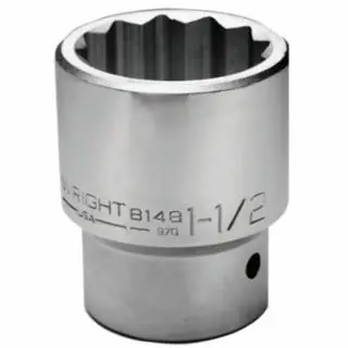While Supplies Last Wright Tool 8162 1-15/16" 1" Drive 12 Point Standard Socket
